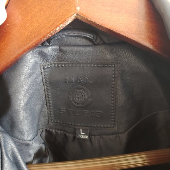 Max Studio Faux leather jacket - Picture 3 of 9
